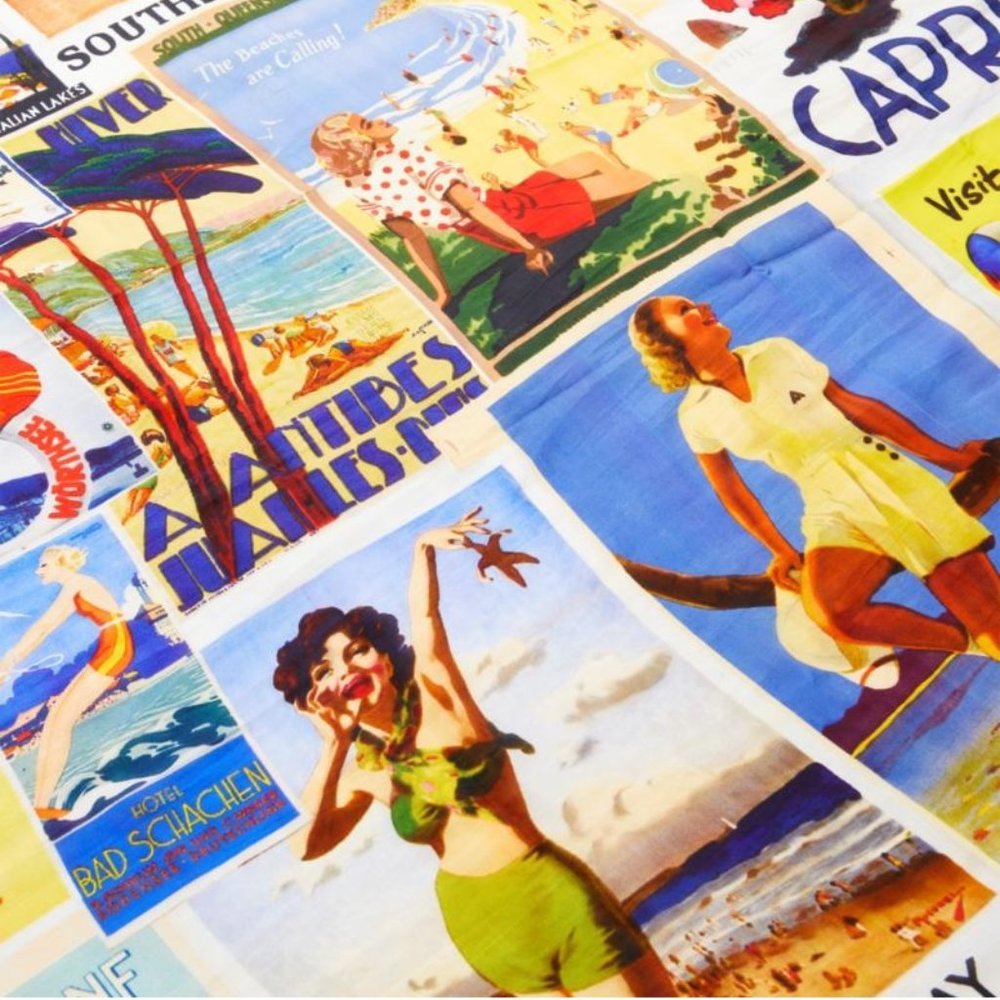 Clever Carriage Beach Resort Silk Scarf